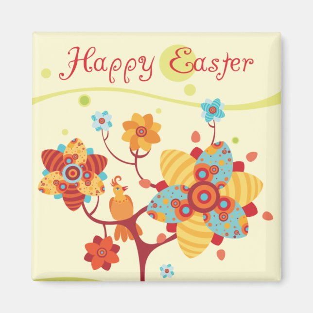 Imã Pintinhos do felz pascoa (Frente)