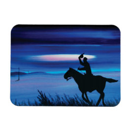 Ímã Pintor 🐎 Cowboy dos EUA