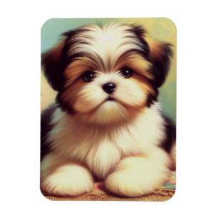 Ímã Pintor Cute Shih-Tzu