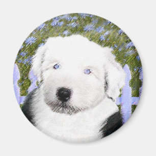 Imã Pintor de Cachorro - Pintura de Cachorro