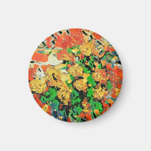 Imã Pintura A Óleo Retro: Monet Van Gogh
