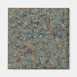 Imã Pintura Abstrata Marmoreada