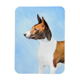 Ímã Pintura Basenji - Arte Original Custa