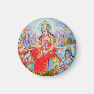 Imã Pintura brilhante de Durga Ji da deusa