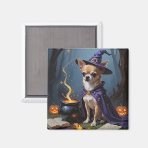Imã Pintura Caprichosa de Cachorro Chihuahua para o Ha