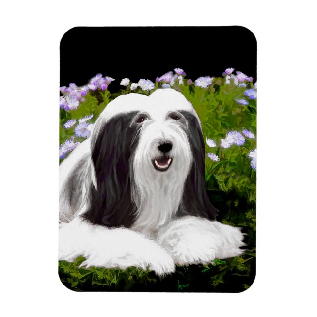 Ímã Pintura Collie com Manteiga - Arte Cachorra Origin (Vertical)
