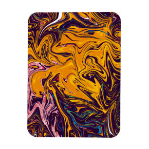 Ímã pintura colorida e obra-prima de arte fina