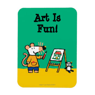 Ímã Pintura com Maisy!