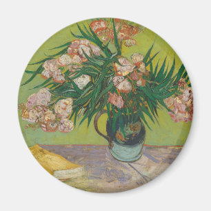 Imã Pintura da flor de oleandro de Vincent Van Gogh