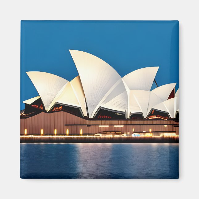Imã Pintura da Ópera de Sidney (Frente)