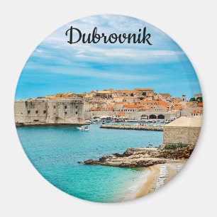 Imã Pintura da praia de Dubrovnik