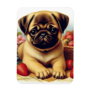Ímã Pintura Da Vintagem De Cubo