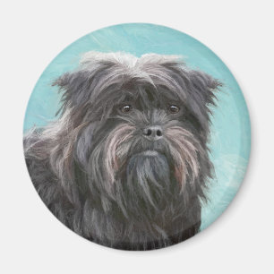 Imã Pintura de Affenpinscher - Arte de Cachorro Origin