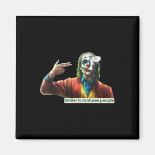 Imã Pintura de brincadeira - Sorria! Confunde o Pessoa
