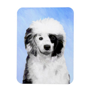 Ímã Pintura de Cachorro Português - Arte Original de