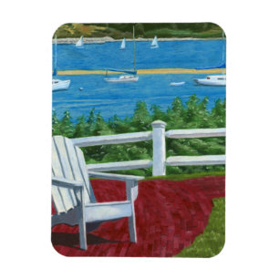 Ímã Pintura de Cadeira Adirondack