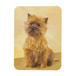 Ímã Pintura de Cairn Terrier - Arte de Cachorro Origin