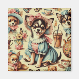 Imã Pintura de Chihuahua Puppy