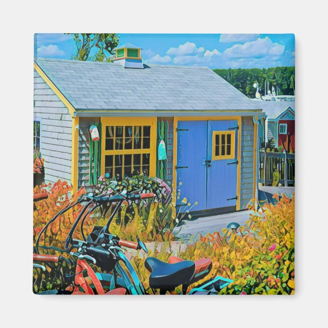 Imã Pintura de ciclismo incrível (Frente)