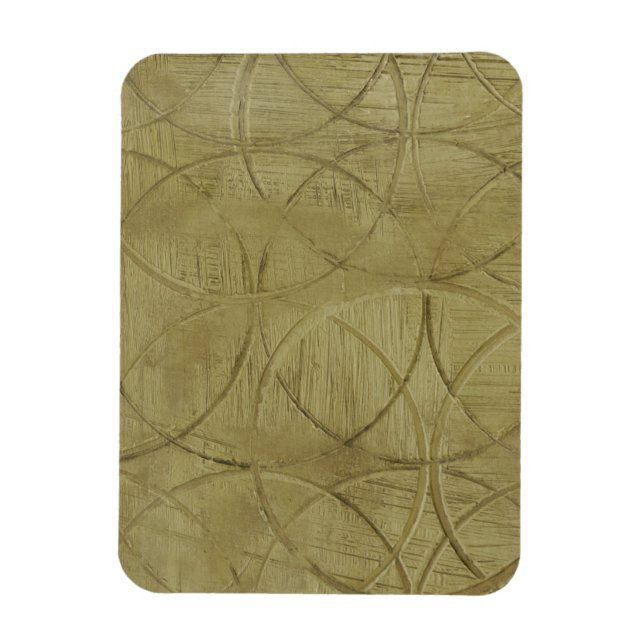 Ímã Pintura de Círculos Vinculados por Jennifer Goldbe (Vertical)