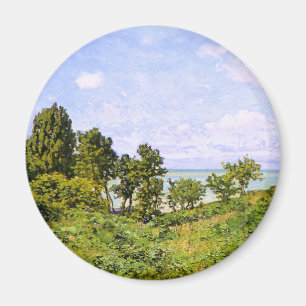 Imã pintura de Claude Monet, À Beira-Mar,