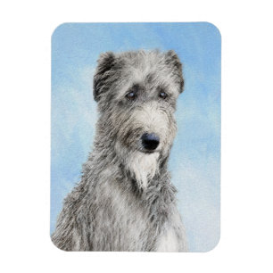 Ímã Pintura de Deerhound Escocês - Ar Cachorro Origin