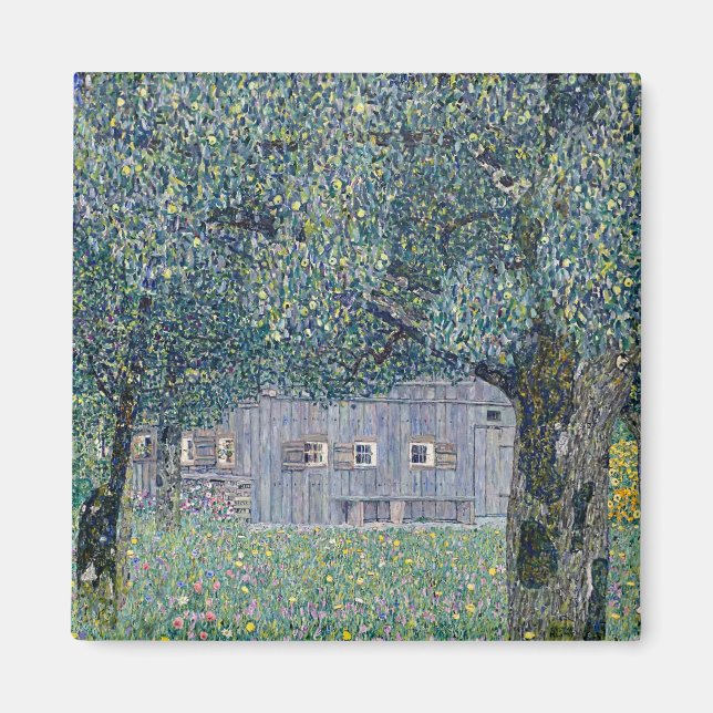 Imã Pintura de Gustav Klimt, Farmhouse no Alto da Áust (Frente)