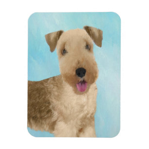 Ímã Pintura de Lakeland Terrier - Arte de Cachorro Ori