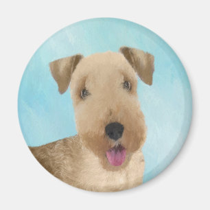 Imã Pintura de Lakeland Terrier - Arte de Cachorro Ori