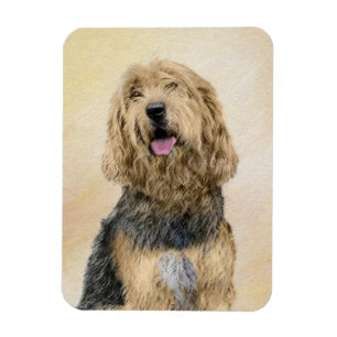 Ímã Pintura De Otterhound - Arte De Cão Original Boni