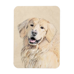 Ímã Pintura de Ouro para sempre - Arte de Cachorro Ori