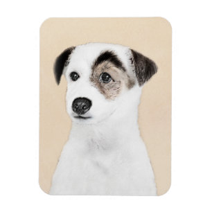 Ímã Pintura de Parson Jack Russell Terrier - Arte Cani