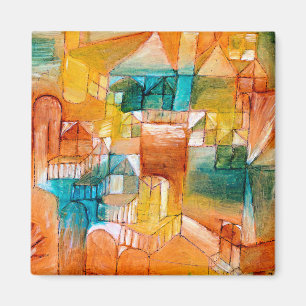Imã Pintura de Paul Klee, Fascade Brown-Green