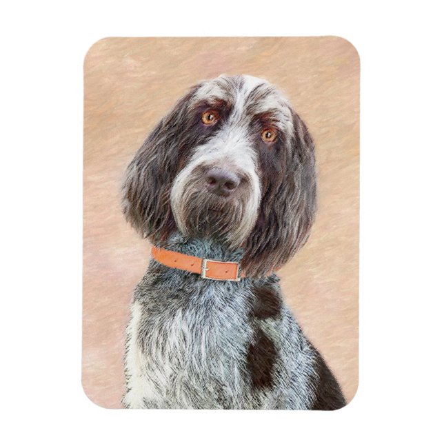 Ímã Pintura de Spinone Italiano - Arte de Cachorro Ori (Vertical)