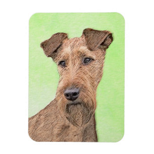 Ímã Pintura de Terrier irlandesa - Arte de Cão Origin
