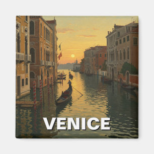 Imã Pintura de Veneza Itália Viagem Souvenir