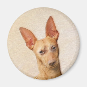 Imã Pintura do Cirneco dell’Etna - Arte do Cachorro
