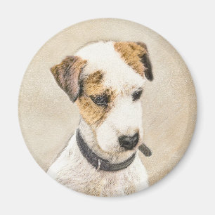 Imã Pintura do Parson Jack Russell Terrier - Arte Cani