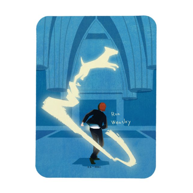 Ímã Pintura do Patrono de Ron Weasley (Vertical)
