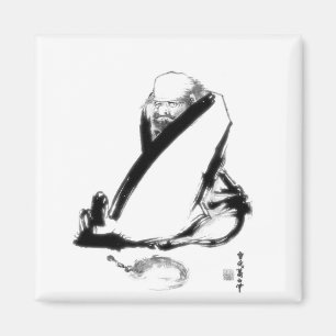 Imã Pintura do zen de Daruma (Bodhidharma)