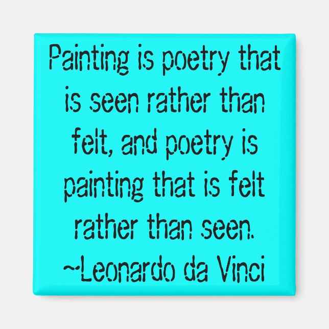 Imã Pintura é poesia... (Frente)