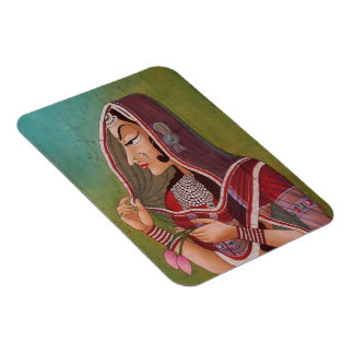 Ímã Pintura elegante de uma mulher