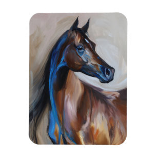 Ímã Pintura em cavalos árabe flexível