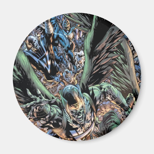 Imã Pintura em grupo noturno mais negras - Cor (Frente)