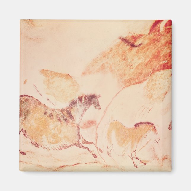 Imã Pintura em rocha de cavalos, c.17000 a.C. (Frente)