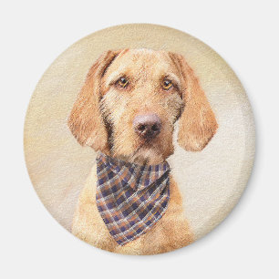 Imã Pintura em Vizsla com Cabelo Frio - Arte Cachorra
