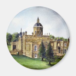 Imã Pintura em Watercolor Castle Howard North Yorkshir