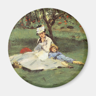Imã Pintura francesa impressionista dos trabalhos de
