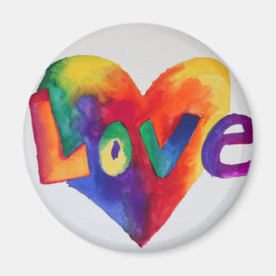 Imã Pintura Inspiradora do Magnet Love Word