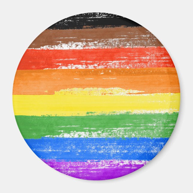 Imã Pintura Orgulho LGBTQIA+ (Frente)
